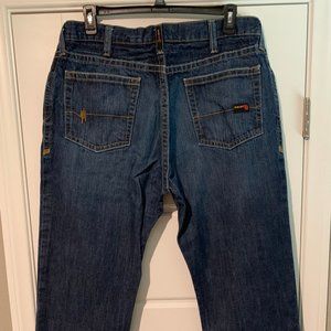Ariat M4 Low Rise Boot Jeans Tag Size 40x36 Blue FR Cat 2112
